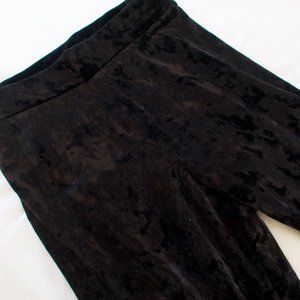 BLACK SUEDE LEGGING